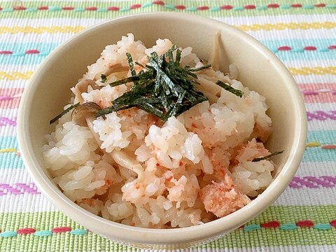 カニがたっぷり♪素材を生かす炊き込みごはん